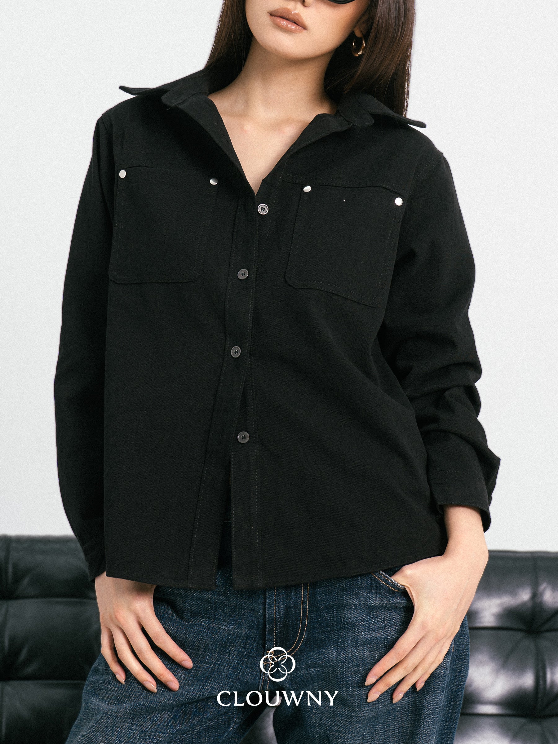 Duches Pocket Shirt - Black